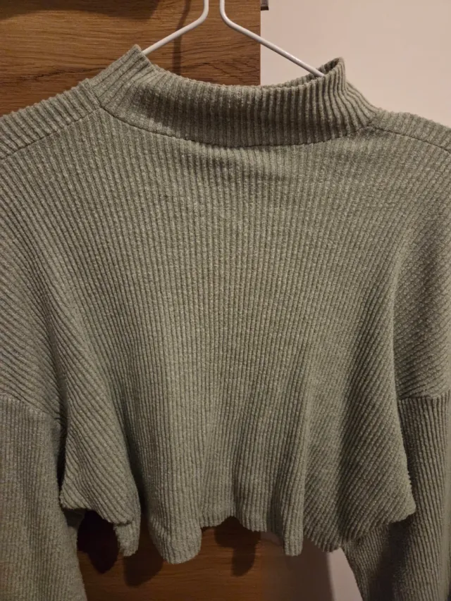 Chaleco verde de punto