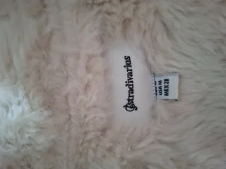 Chaqueta Stradivarius ante beige