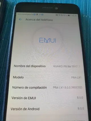 Huawei P8 Lite 2017 Negro