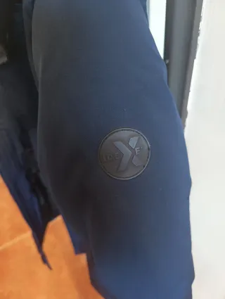 Giubbotto lungo bambino blu