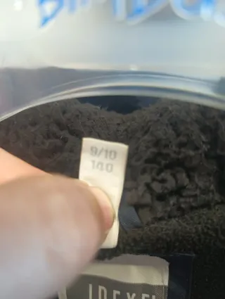 Giubbotto lungo bambino blu