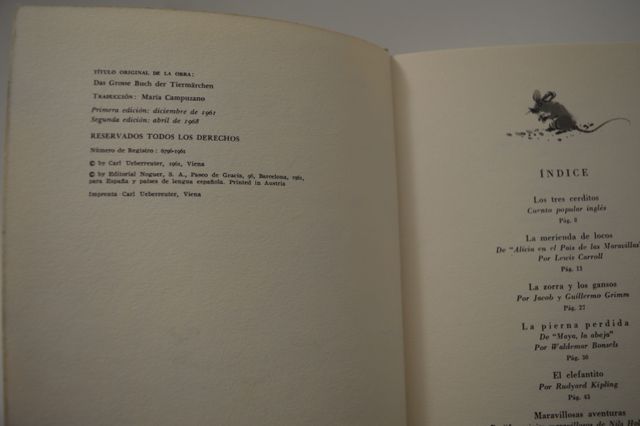 EL GRAN LIBRO DE LOS ANIMALES Editorial Noguer