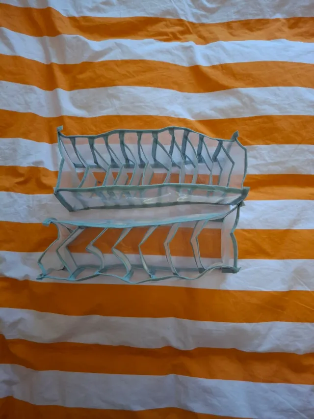 Organizadores de cajón transparentes