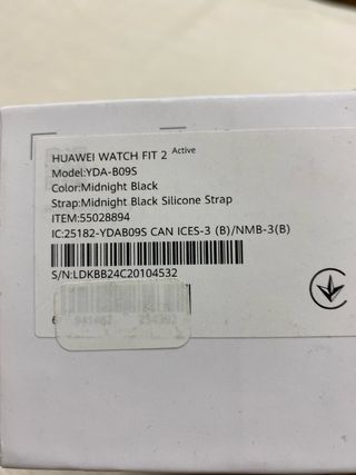 Huawei Watch Fit 2 Negro/Plata