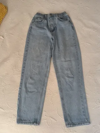 Conjunto jersey rosa y vaqueros Talla jersey S/M