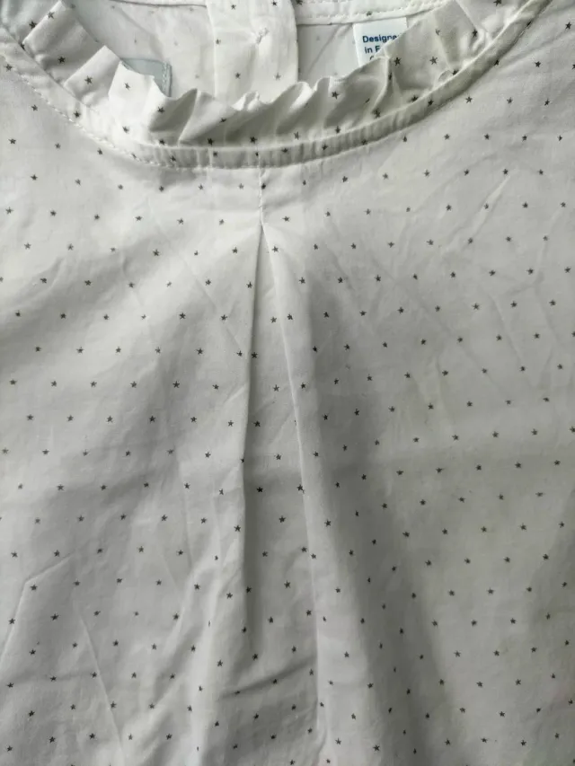 Camisa niña con decoración de estrella