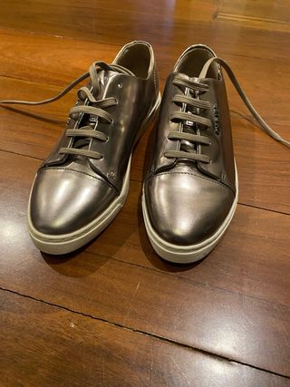 Zapatillas Calvin Klein Talla 36 Doradas/Plateadas