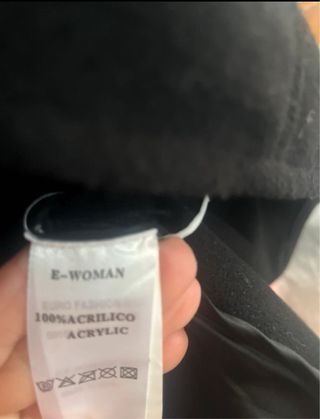 Cappottino con pelliccia sintetica taglia L