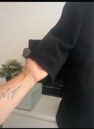 Cappottino con pelliccia sintetica taglia L