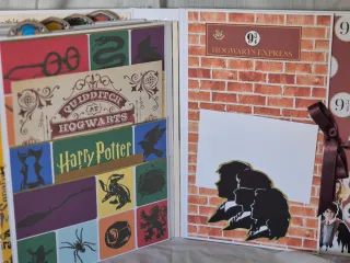 Álbum Scrapbook Harry Potter 4 Casas G,S,H,R.