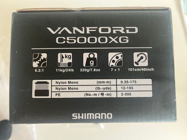 Shimano VANFORD C5000XG Carrete Pesca