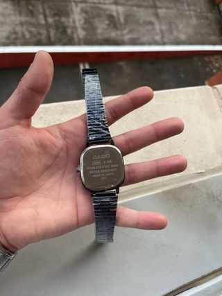 Reloj Casio Vintage Negro y Plateado