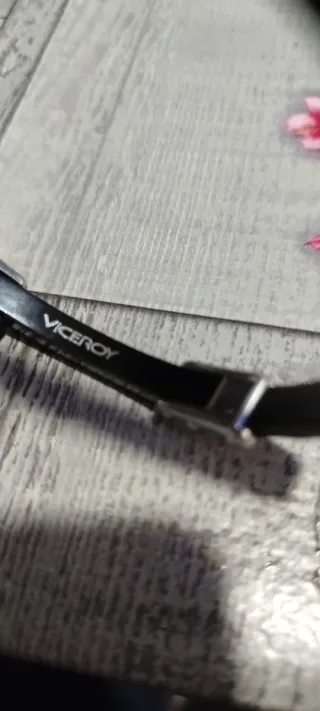 Pulsera Viceroy Hombre Negra y Plateada