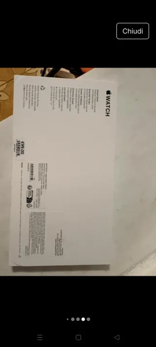 Cinturino Apple Watch Ultra 2 tg unica 130/200mm