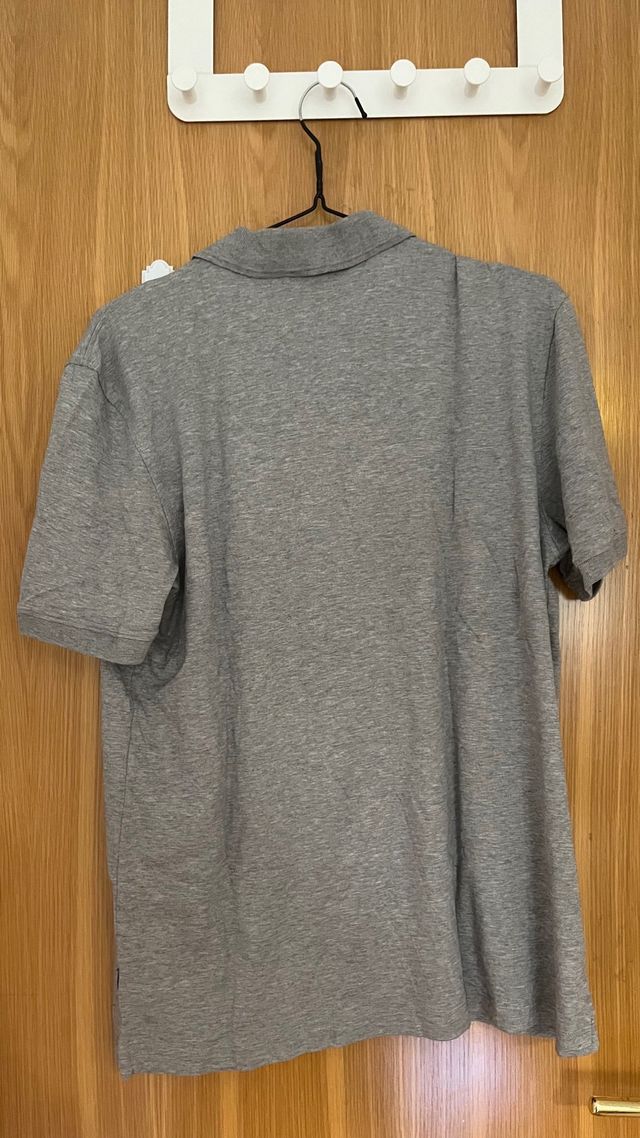 Polo Calvin Klein Gris Talla M Algodón