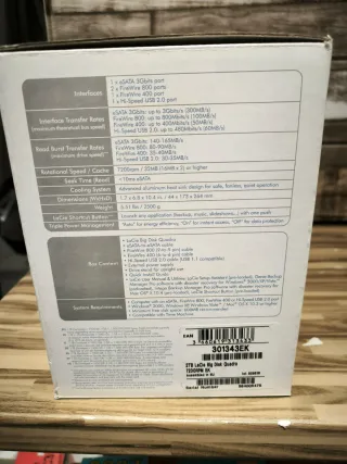 Disco Duro Externo LaCie Big Disk Quadra 2TB