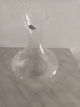 Caraffa per vino in vetro trasparente