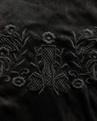 Vestito Zara scamosciato con ricami