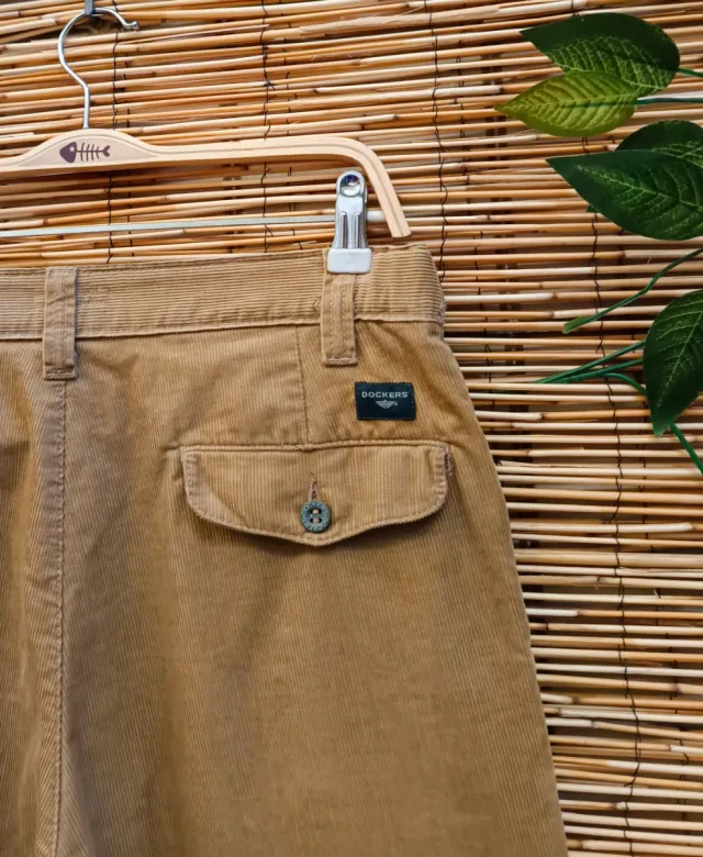 Pantalón Pana Vintage Dockers Marrón Talla 42