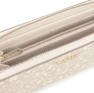 Billetera Tous Kaos Mini Lines Beige