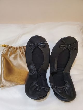 Bailarinas plegables viaje