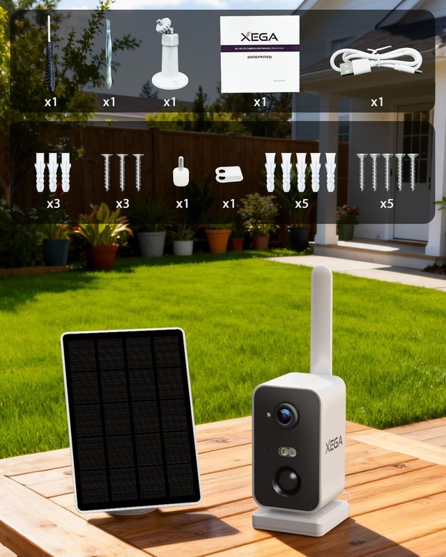 NUEVO - Cámara Vigilancia Xega 4G LTE Exterior