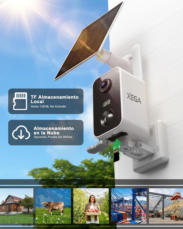 NUEVO - Cámara Vigilancia Xega 4G LTE Exterior