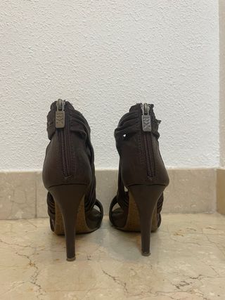 Sandalias XTI Marrones Talla 38