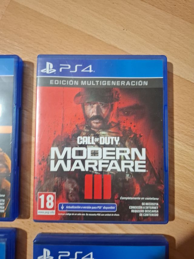 Lote 4 Juegos PS4: Call of Duty, Rainbow Six Siege