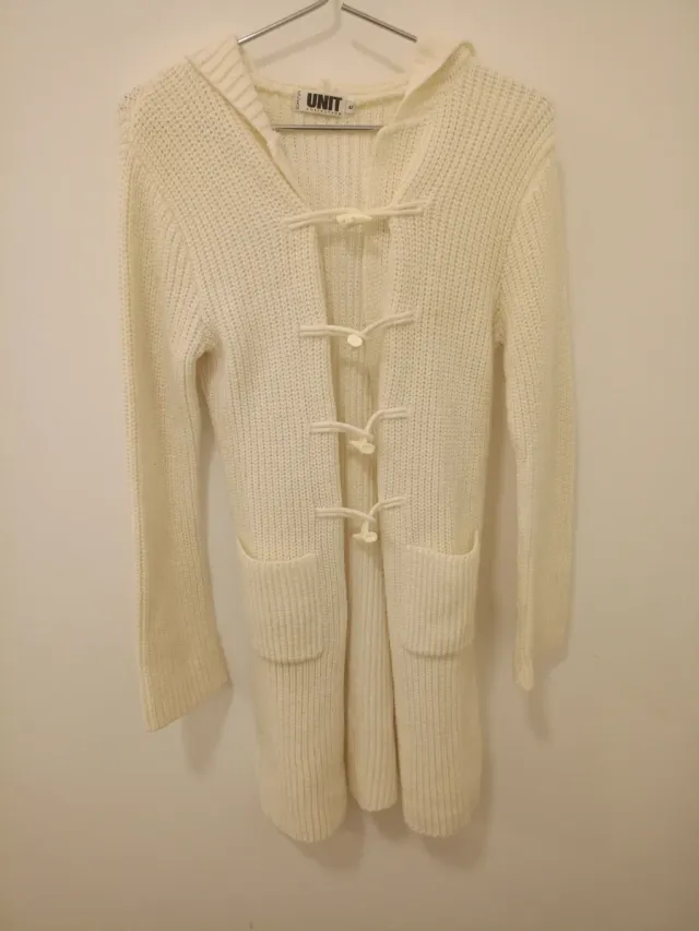 Chaqueta de punto con capucha