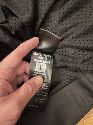 Chaqueta Acerbis Ramsey Vented Negra