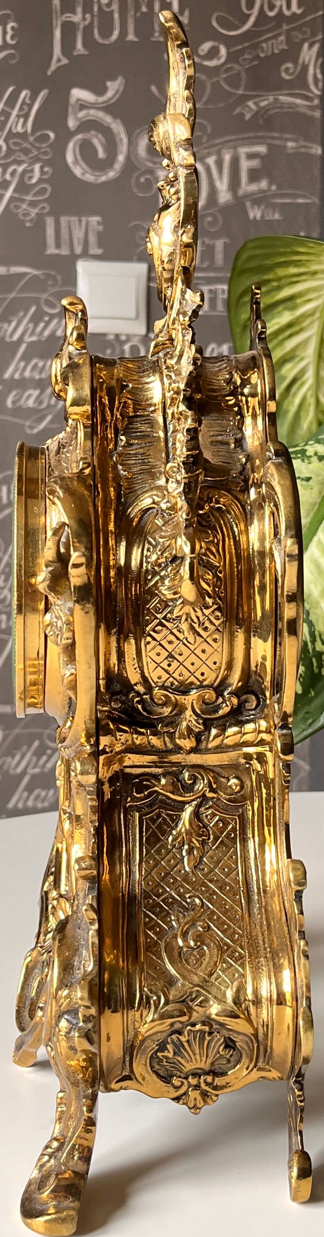 Reloj de sobremesa antiguo bronce macizo