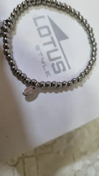 Pulsera Lotus Acero Trébol Suerte