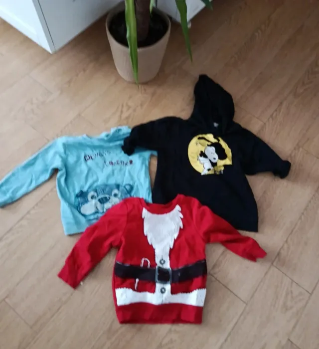 Lote 3 sudaderas niño 3 años