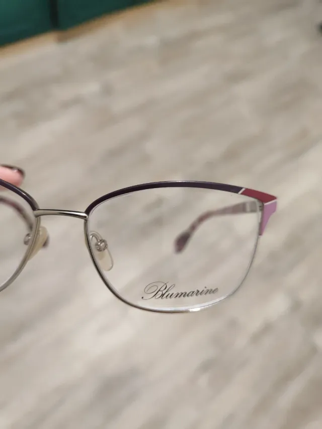 Occhiali donna Blumarine argento, viola, marrone..