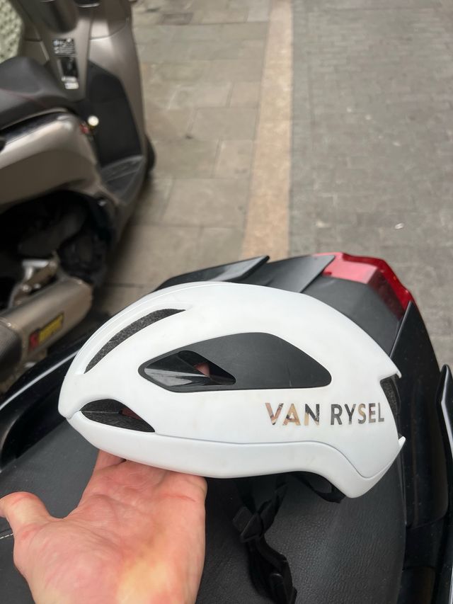 Casco Van Rysel RCR Blanco
