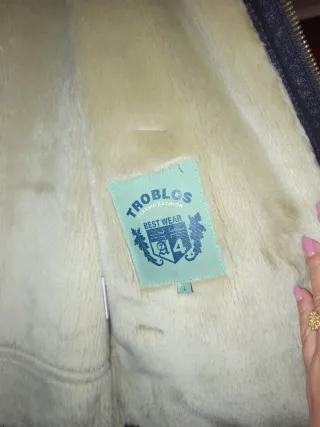 Abrigo de cuero hombre marrón