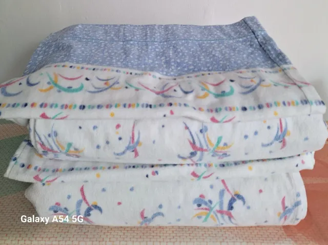 Dos juegos de sábanas franela 90cm casi nuevas