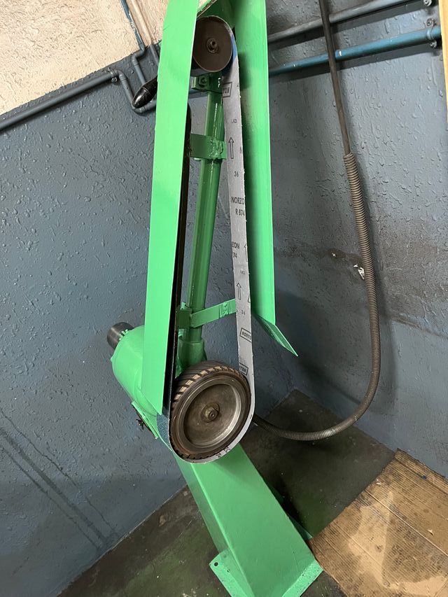 Pulidora de banda industrial