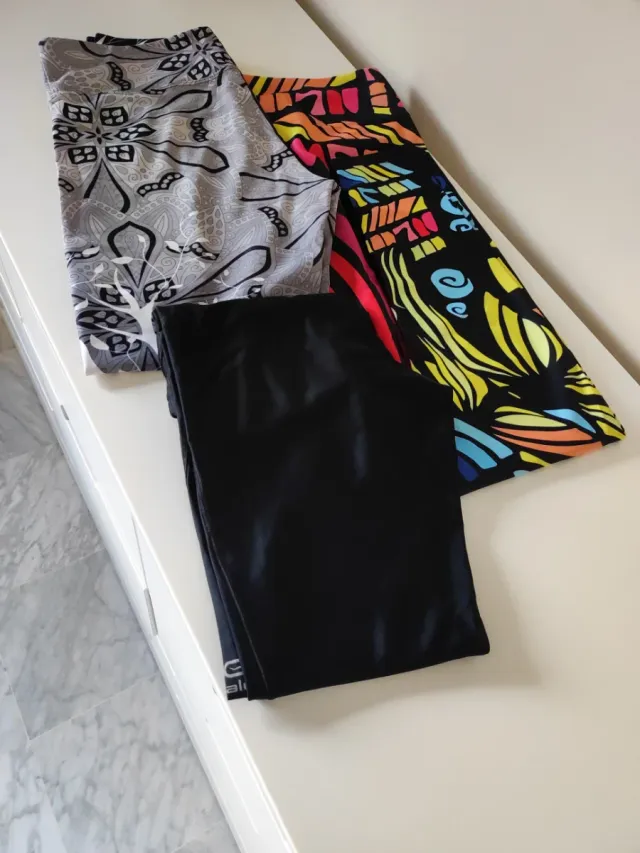 Lote de 3 leggings femininas tamanho único