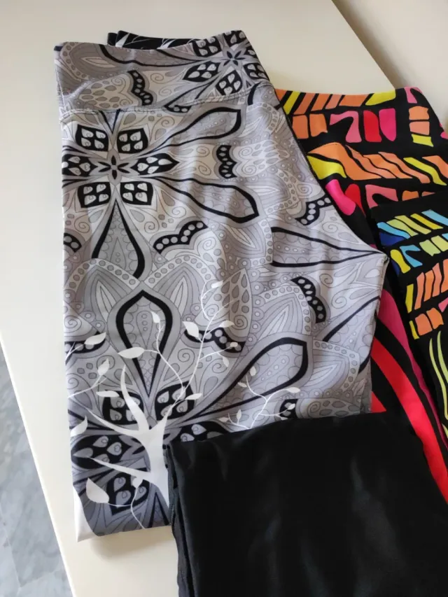 Lote de 3 leggings femininas tamanho único