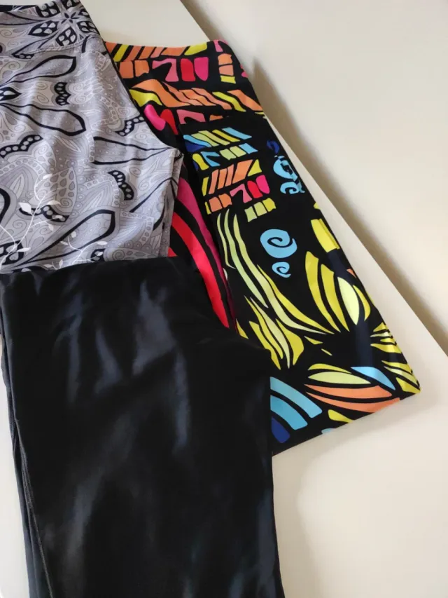 Lote de 3 leggings femininas tamanho único