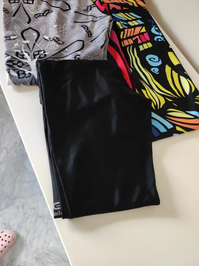 Lote de 3 leggings femininas tamanho único