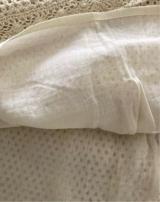 Falda Zara Beige Crochet