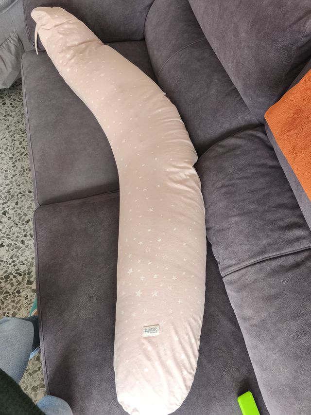 Cojín Lactancia Tuctuc Estrellas Rosa