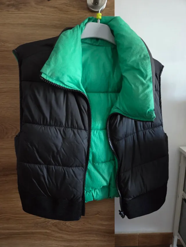 Chaqueta sin mangas reversible