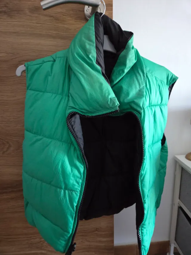 Chaqueta sin mangas reversible