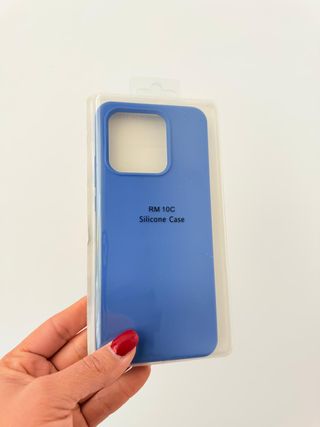 Custodia in silicone Xiaomi Redmi 10C Blu
