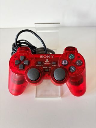 Controller originale Sony PS2 Clear Red SCPH 10010