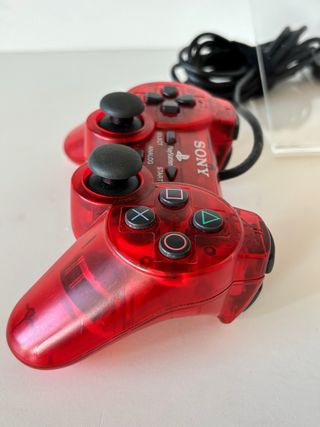 Controller originale Sony PS2 Clear Red SCPH 10010